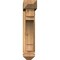 Ekena Millwork Merced Arts and Crafts Smooth Bracket w/ Offset Brace, Western Red Cedar, 5 1/2"W x 22"D x 26"H BKT0604X22X26MRC03SWR - alternate 4